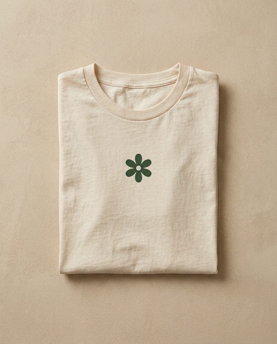 The Bloom Tee — Bone